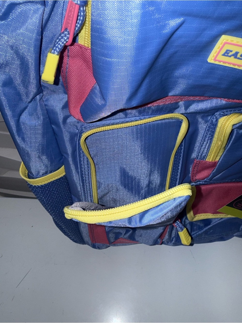 Eastsport Blue Multicolor Men's 18.5" Backpack - Picture 6 of 9